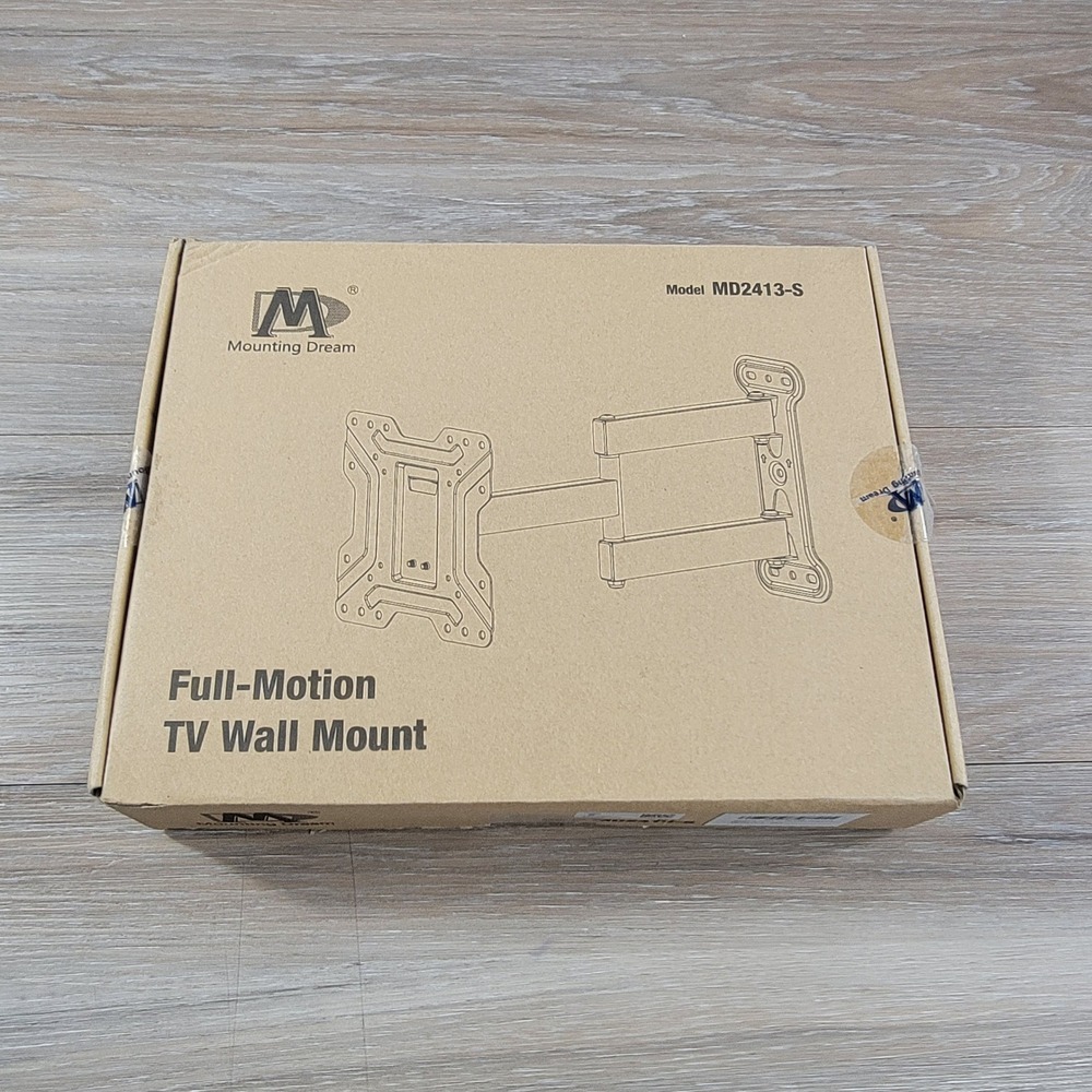 Mounting Dream MD2413S Full Motion TV‎ Wall Mount Articulating Swivel Tilt